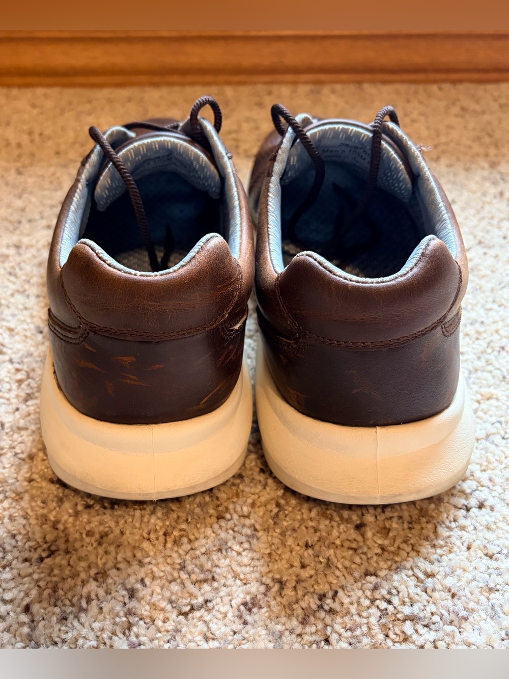 Johnston & Murphy Reactivate U-Throat in Cognac Brown Sz 10.5 Med - Picture 4 of 9